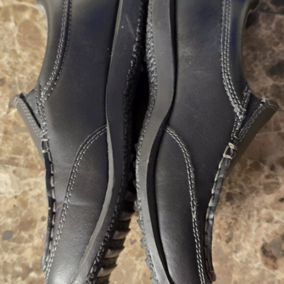 Boys' Freeman Little Kid Black Loafers Dress Shoes Party School Shoes Size 1 - Picture 8 of 16